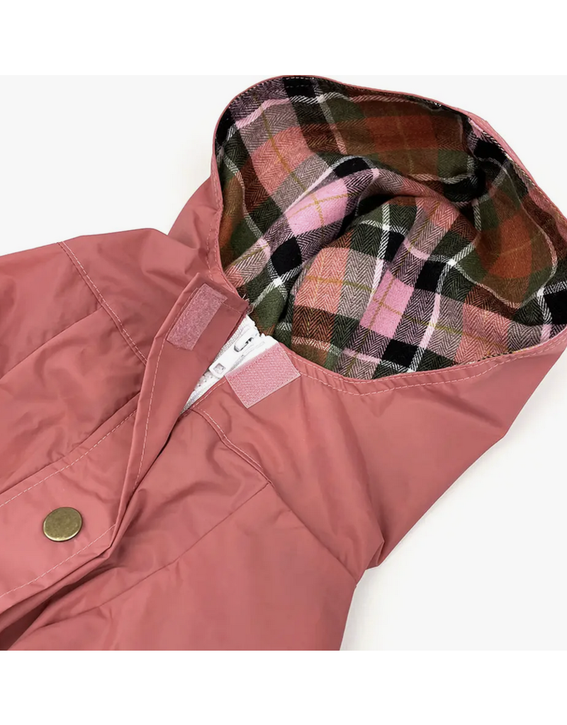 Milltown Brand Milltown Brand Dog Rain Jacket Dusty Rose 2.0