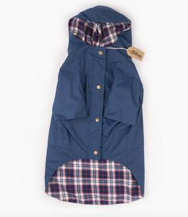 Milltown Brand Dog Rain Jacket Dusty Blue