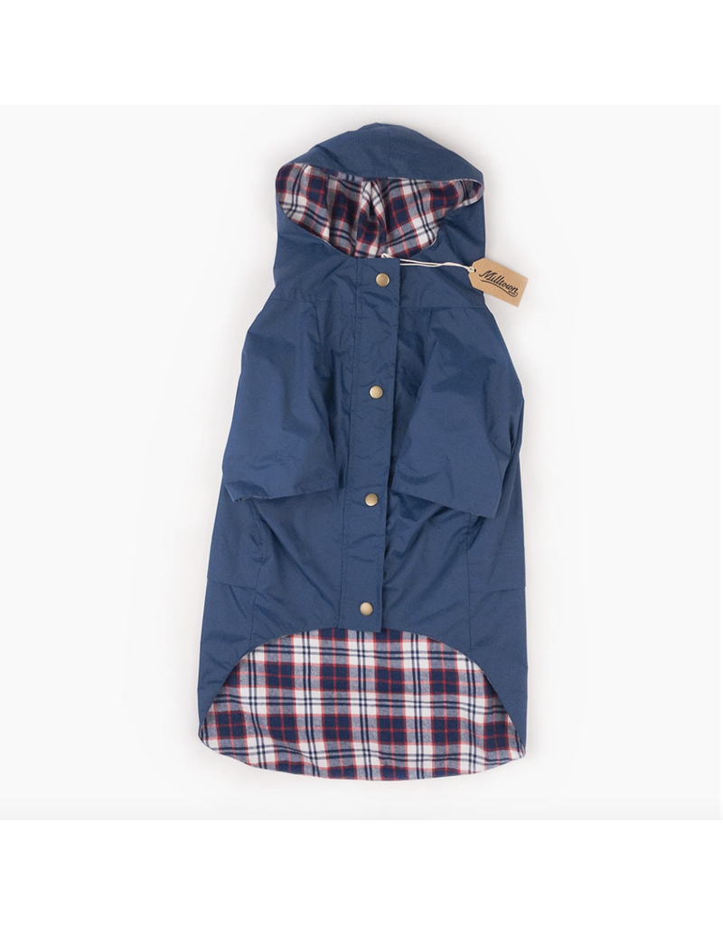 Milltown Brand Milltown Brand Dog Rain Jacket Dusty Blue