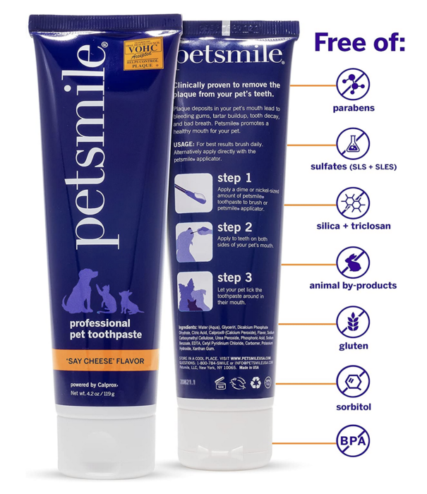 Petsmile Petsmile Professional Pet Toothpaste Say Cheese Flavor