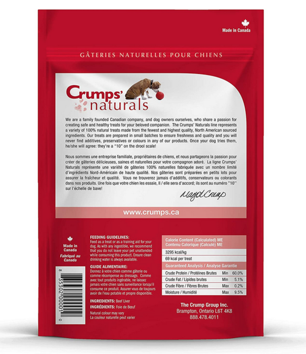 Crumps' Naturals Crumps' Liver Fillets 6.8 OZ (discontinued)