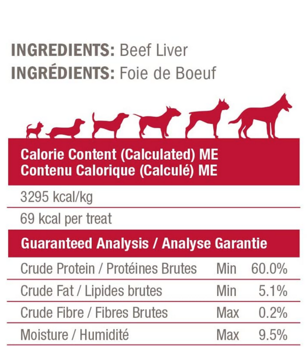 Crumps' Naturals Crumps' Liver Fillets 6.8 OZ (discontinued)