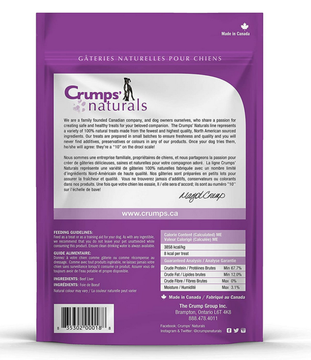 Crumps' Naturals Crumps' Freeze Dried Beef Liver 2.3 oz