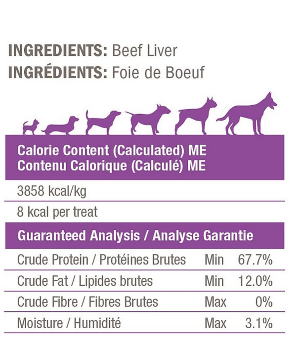 Crumps' Naturals Crumps' Freeze Dried Beef Liver 2.3 oz