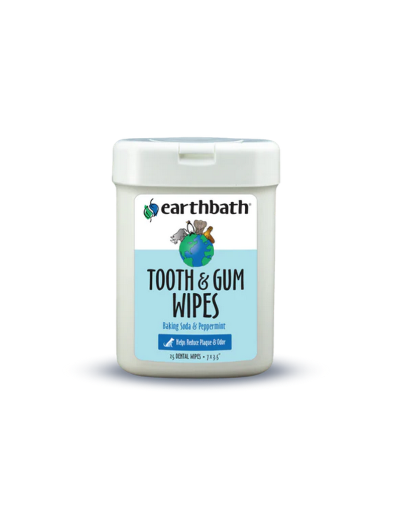 Earthbath Dog Tooth & Gum Wipes 25 Count