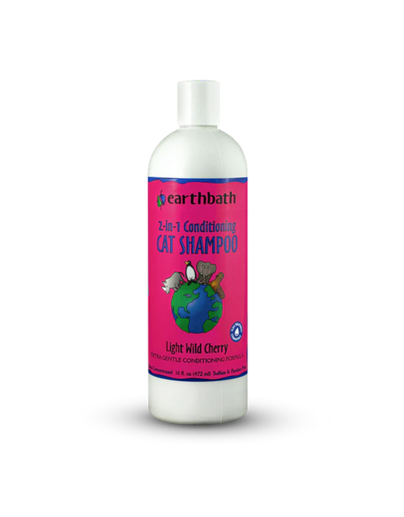 Earthbath Cat Shampoo 2 in 1  16 OZ