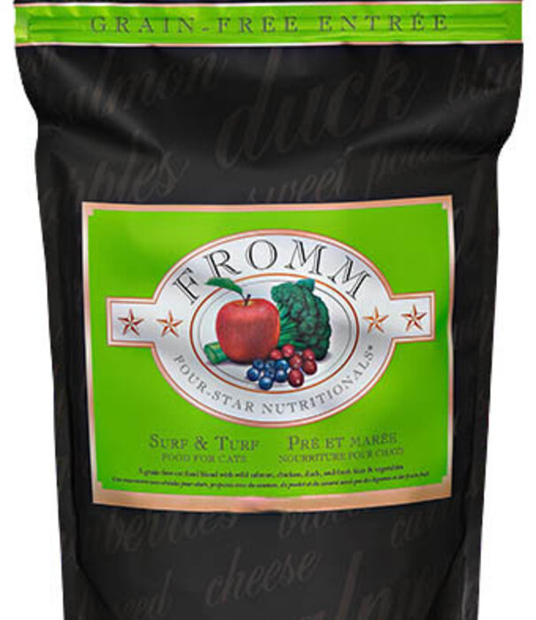 Fromm Family Pet Food Fromm Four Star Dry Cat Grain Free Surf & Turf 4 lb