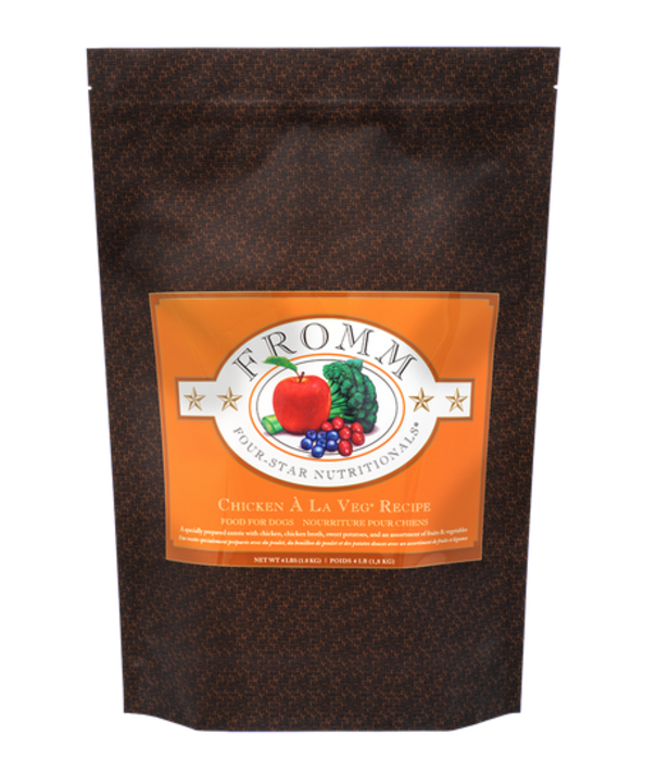 Fromm Family Pet Food Fromm Four Star Dry Dog Chicken A La Veg 26 lb