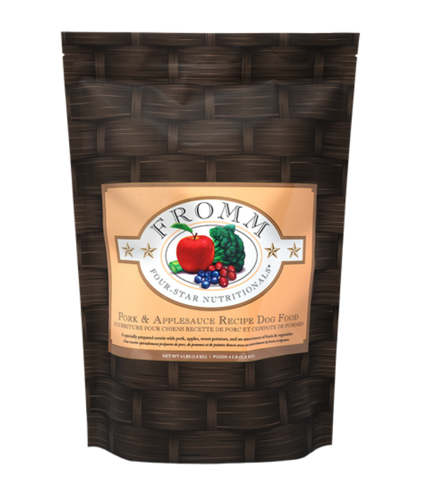 Fromm Family Pet Food Fromm Four Star Dry Dog Pork & Applesauce 4 LB