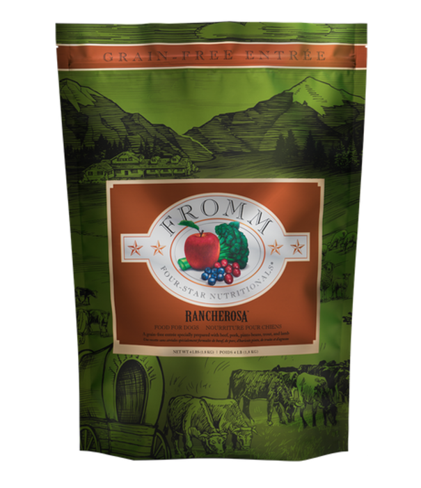 Fromm Family Pet Food Fromm Four Star Dry Dog Grain Free Rancherosa 12 Lb