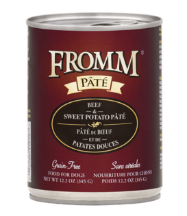Fromm Canned Dog Pate Beef & Sweet Potato 12.2 OZ