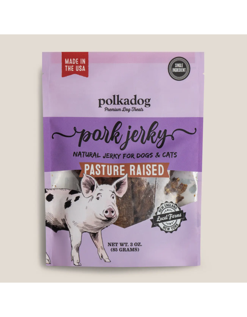 Polka Dog Pork Jerky 3 oz