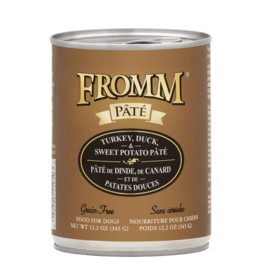 Fromm Family Pet Food Fromm Canned Dog Pate Turkey, Duck & Sweet Potato 12.2 OZ