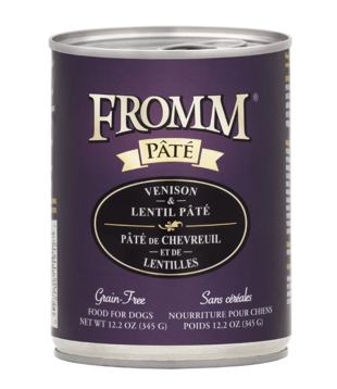 Fromm Canned Dog Pate Venison & Lentil 12.2 OZ