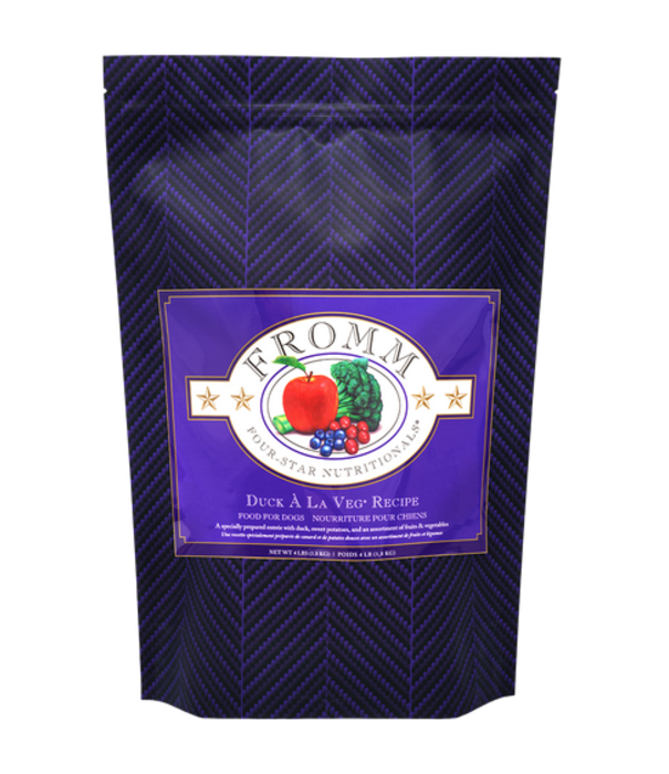Fromm Family Pet Food Fromm Four Star Dry Dog Duck a la Veg 4 LB