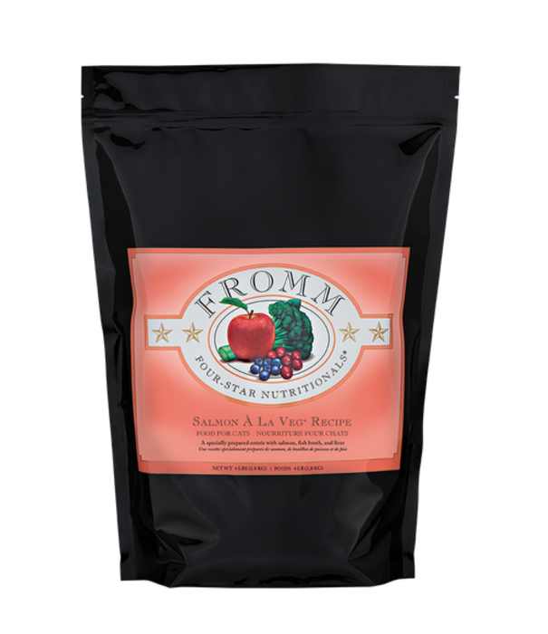 Fromm Family Pet Food Fromm Four Star Dry Cat Salmon A La Veg 4 LB