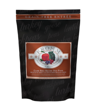 Fromm Four Star Dry Dog Grain Free Game Bird Recipe 4 LB