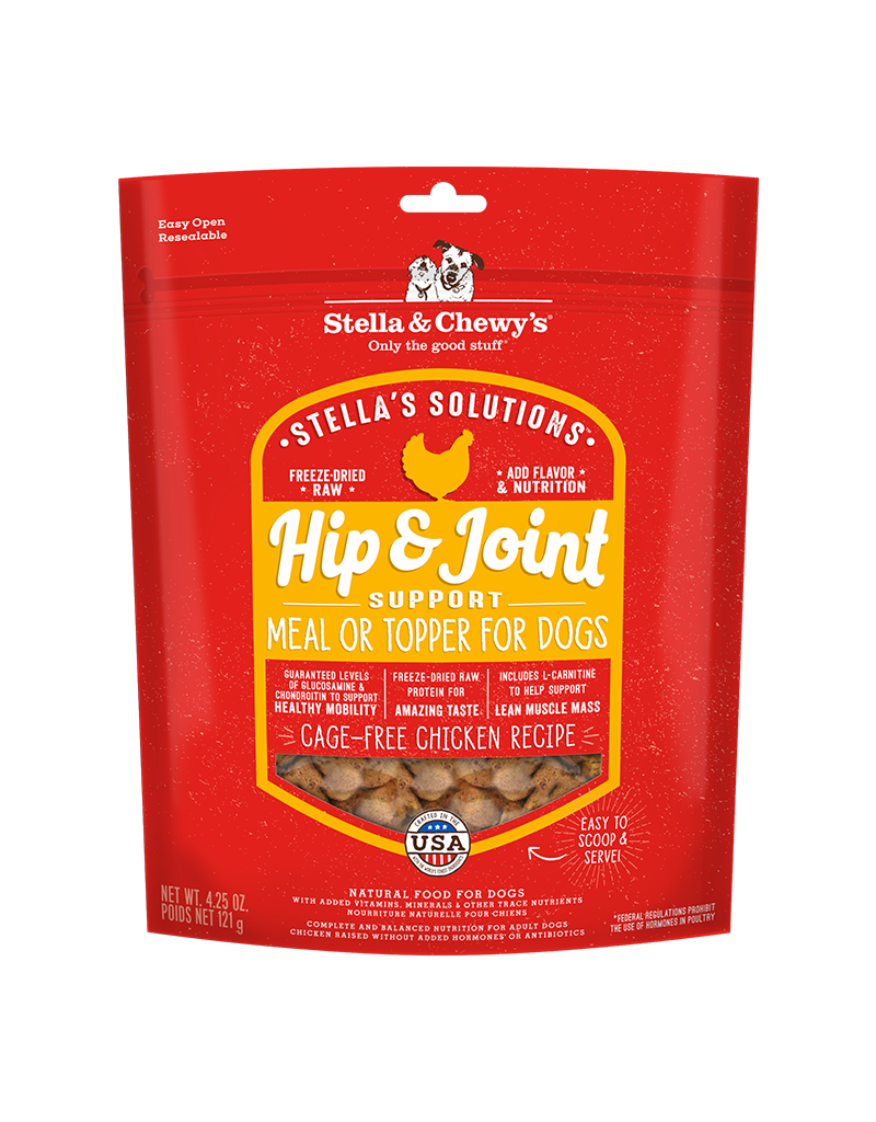 Stella & Chewy's Dog Solutions Hip & Joint Support Chicken 4.25 Oz