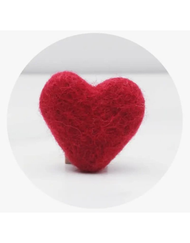 MIMI GREEN Mimi Green Valentine's Day We Heart Dog Collar Accessory RED Small