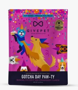 GivePet Dog Gotcha Day Paw-ty 6 oz