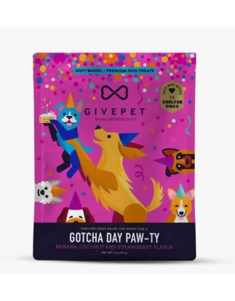 GivePet Dog Gotcha Day Paw-ty 6 oz