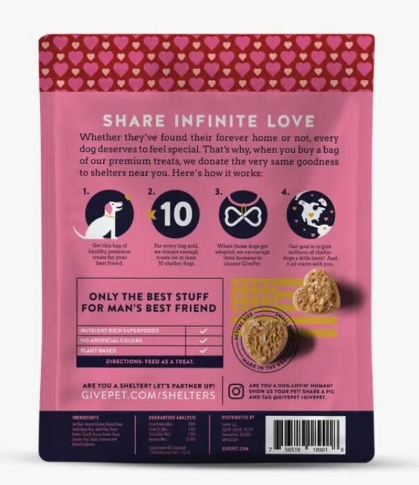 GivePet Dog Soft Baked Sugar Treats 6 oz