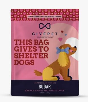 GivePet Dog Soft Baked Sugar Treats 6 oz