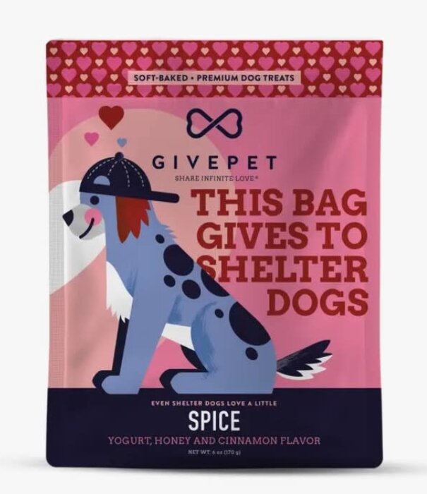 GivePet Dog Spice Treats 6 oz