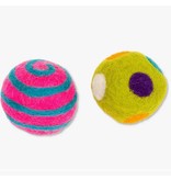 Dharma Dog Karma Cat Dharma Dog Karma Cat "1.5 Wool Pet Ball 2 Pk