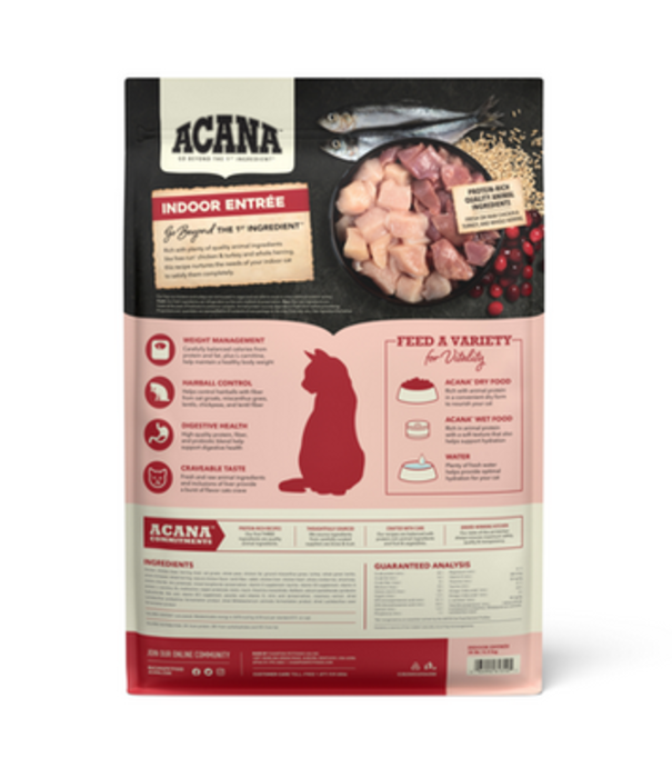 Acana Dry Cat Indoor Entree 4 LB