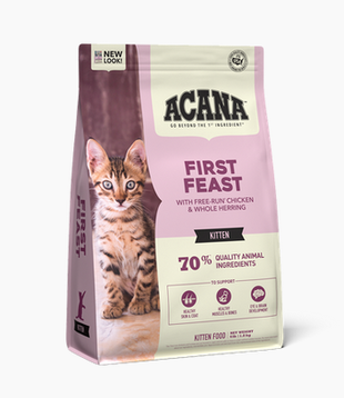 Acana Dry Cat First Feast Chicken Herring Kitten 4 LB