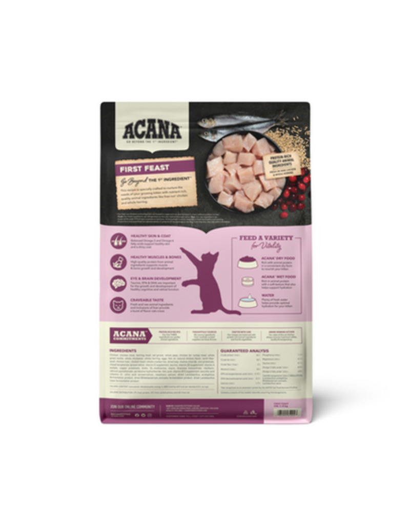 Acana Dry Cat First Feast Chicken Herring Kitten 4 LB