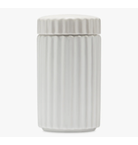 Waggo Waggo Ripple Ceramic Treat Jar White