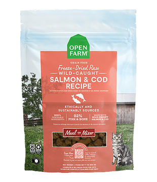 Open Farm Cat Freeze Dried Raw Morsels Salmon & Cod 3.5 Oz