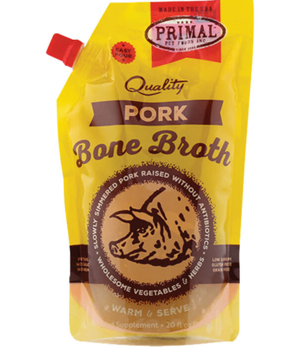 Primal Dog Frozen Pork Bone Broth 20 Oz