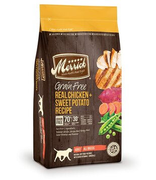 Merrick Dry Dog Grain Free Chicken 4 LB