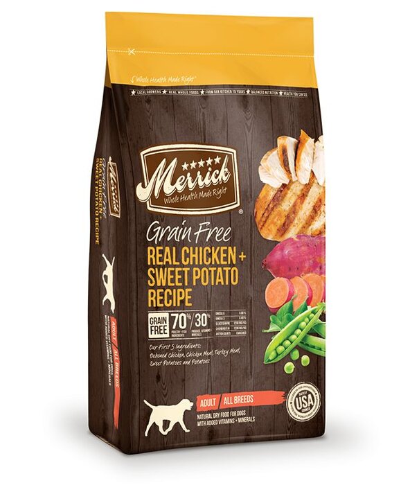 Merrick Dry Dog Grain Free Chicken 4 LB
