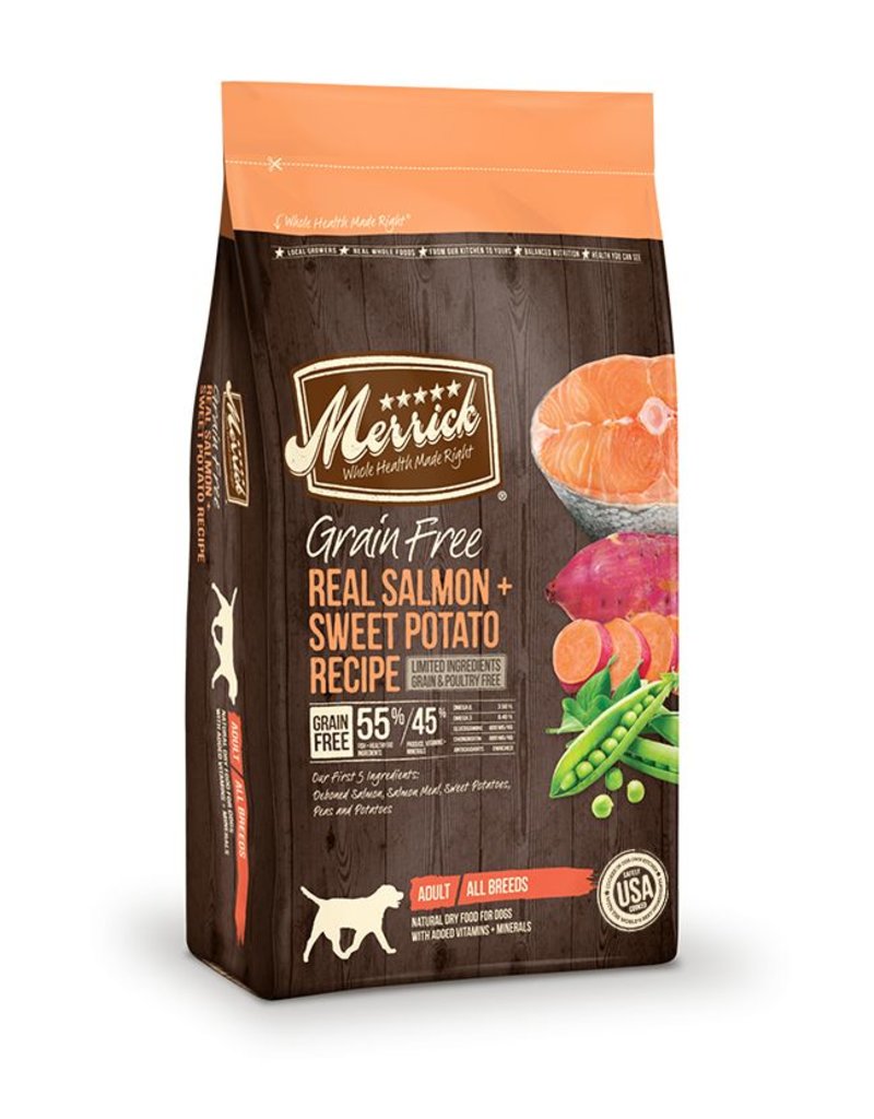 Merrick Dry Dog Grain Free Salmon & Sweet Potato 4 LB