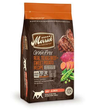 Merrick Dry Dog Grain Free Texas Beef 4 LB