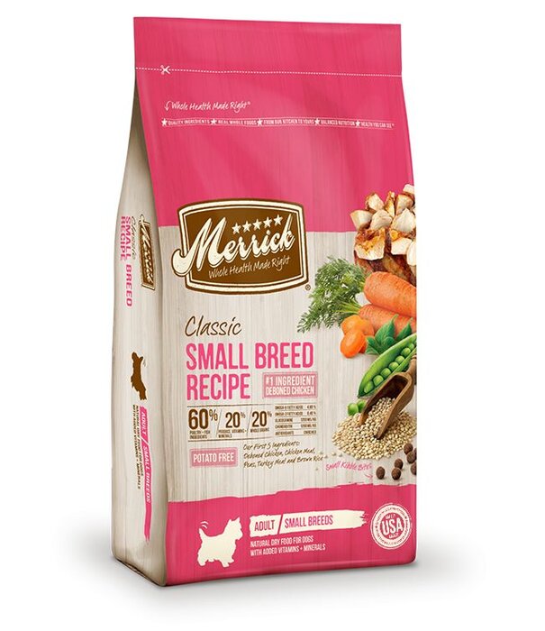 Merrick Dry Dog Classic Chicken Brown Rice Ancient Grains Small Breed 4 LB