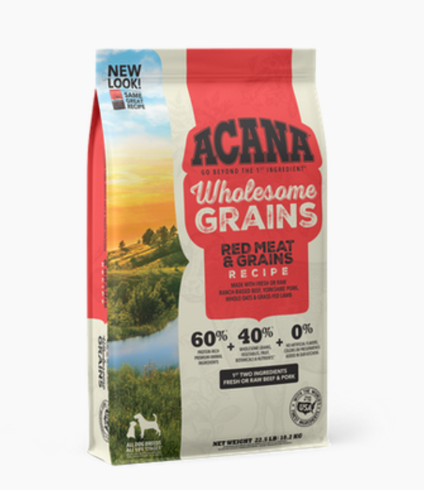 Acana Dry Dog Wholesome Grains Red Meat & Grains 4 Lb
