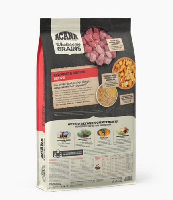 Acana Dry Dog Wholesome Grains Red Meat & Grains 4 Lb