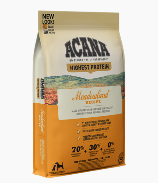 Acana Dry Dog Meadowland 13 LB