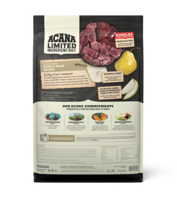 Acana Dry Dog Duck & Pear 22.5 lb