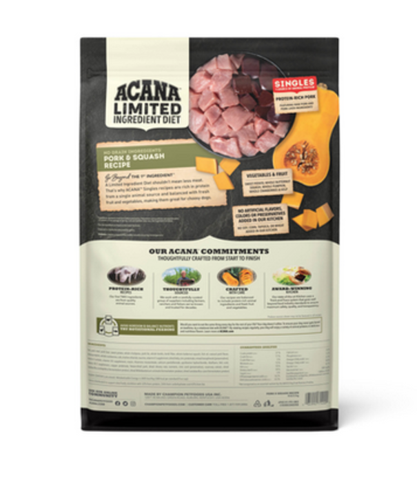 Acana Dry Dog Pork & Squash 4.5 lb