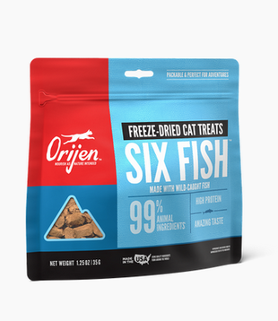 Orijen Cat Treats Six Fish 1.25 Oz