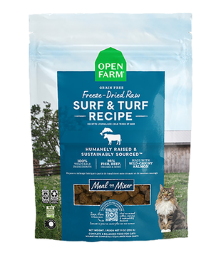 Open Farm Cat Freeze Dried Raw Morsels Surf & Turf 3.5 Oz