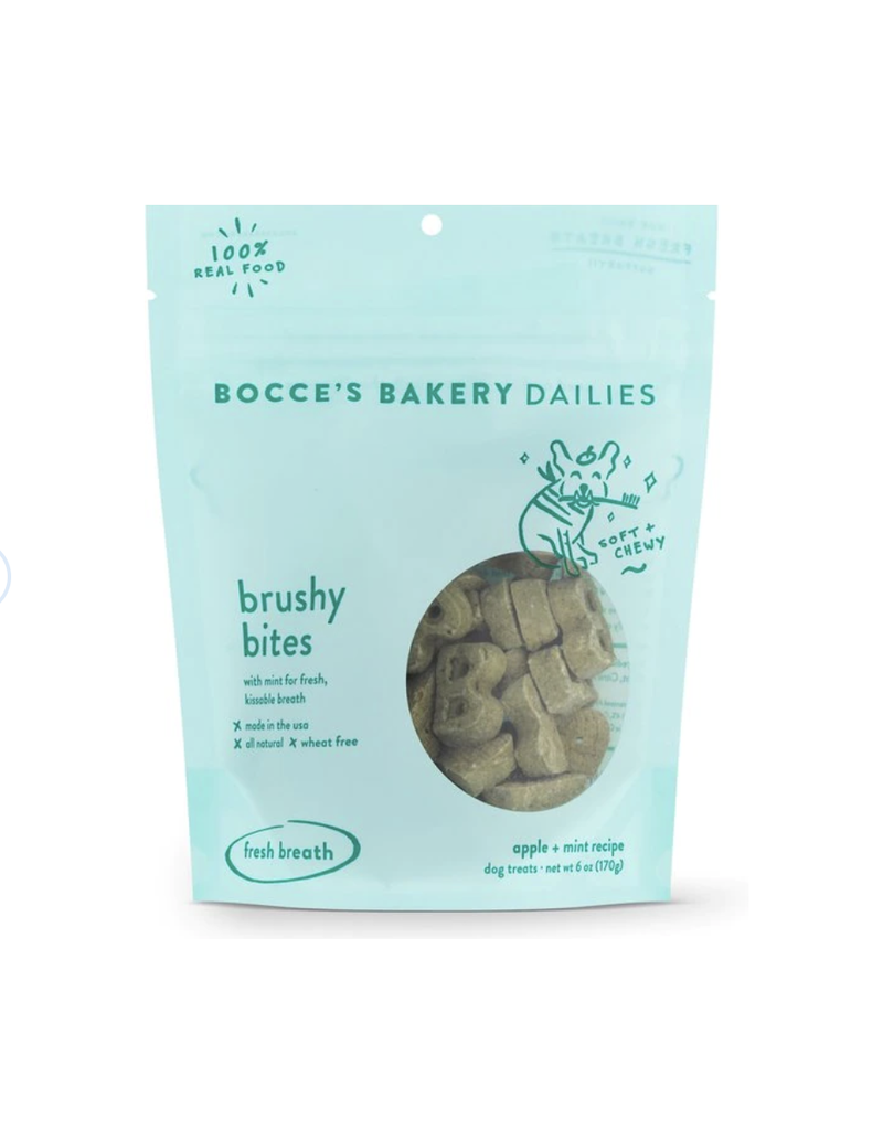 Bocce's Bakery Bocce's Bakery Brushy Bites Soft & Chewy Treats 6 oz