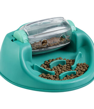 Outward Hound Dog Spin N' Eat Puzzle, Green