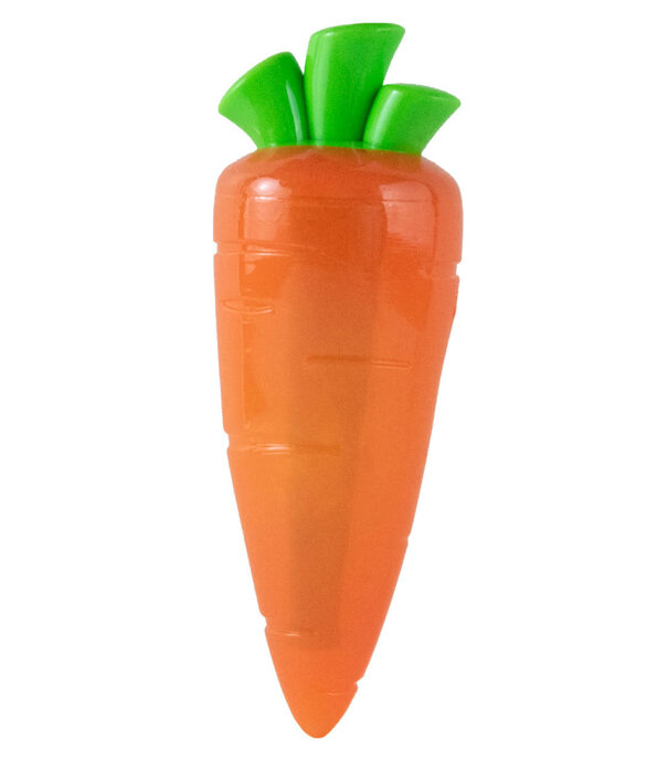 Outward Hound Crunch Veggies Dog Chew Toy Carrot